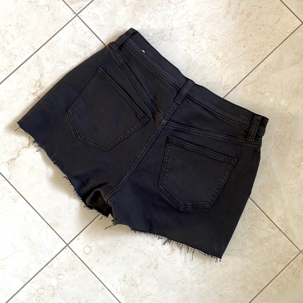 PINK Victoria’s Secret NWOT Cutoff Shorts Black 26 - Picture 2 of 7